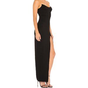 NWT black Superdown Ryleigh Strapless Maxi Dress - size medium